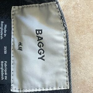 H&M Gray Baggy Men's Bag